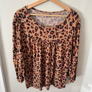 LOFT Leopard Print Women's Top